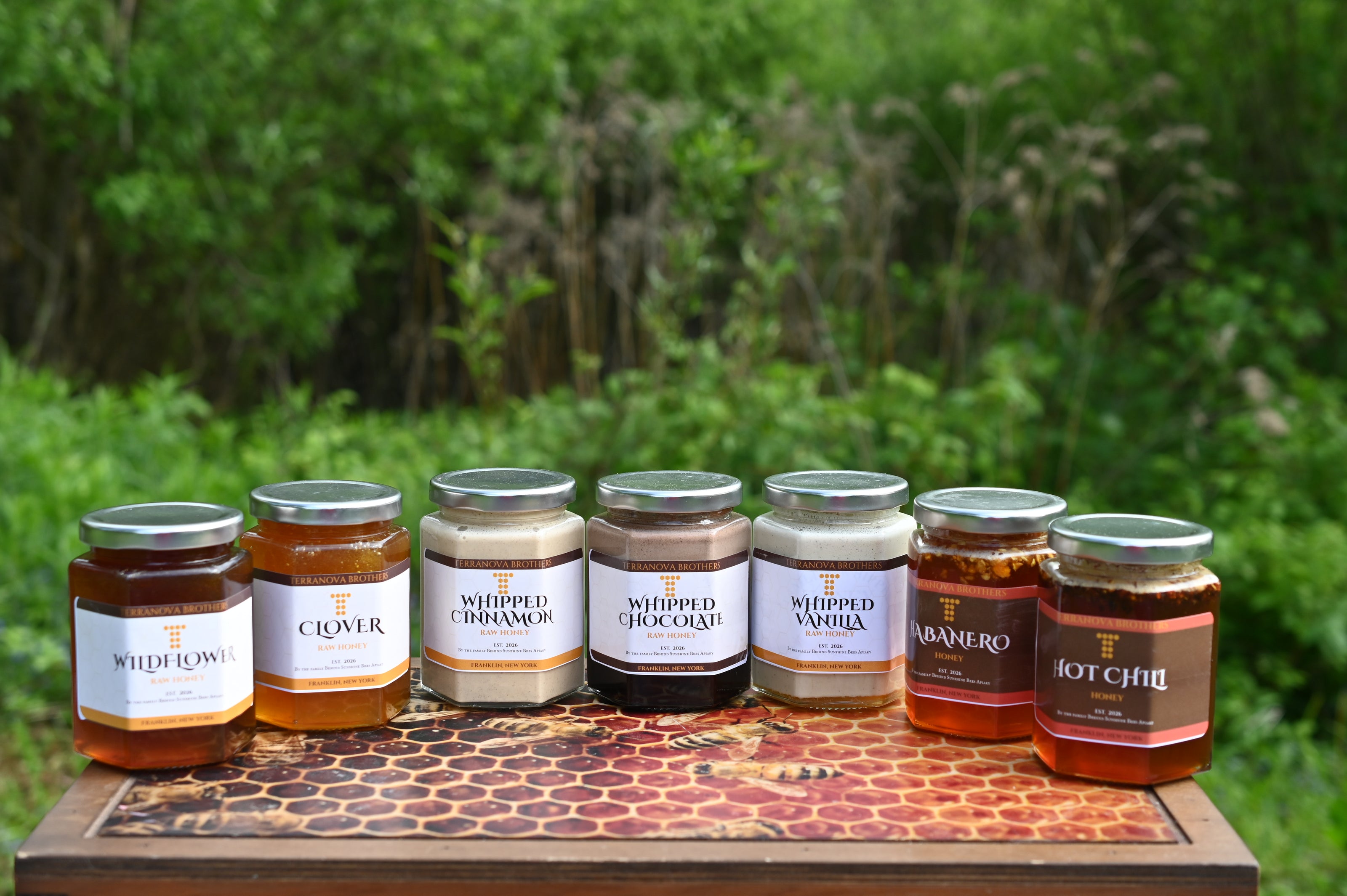Raw. Whipped. Spicy. Small-batch honey from our family apiary in the Catskill Mountains